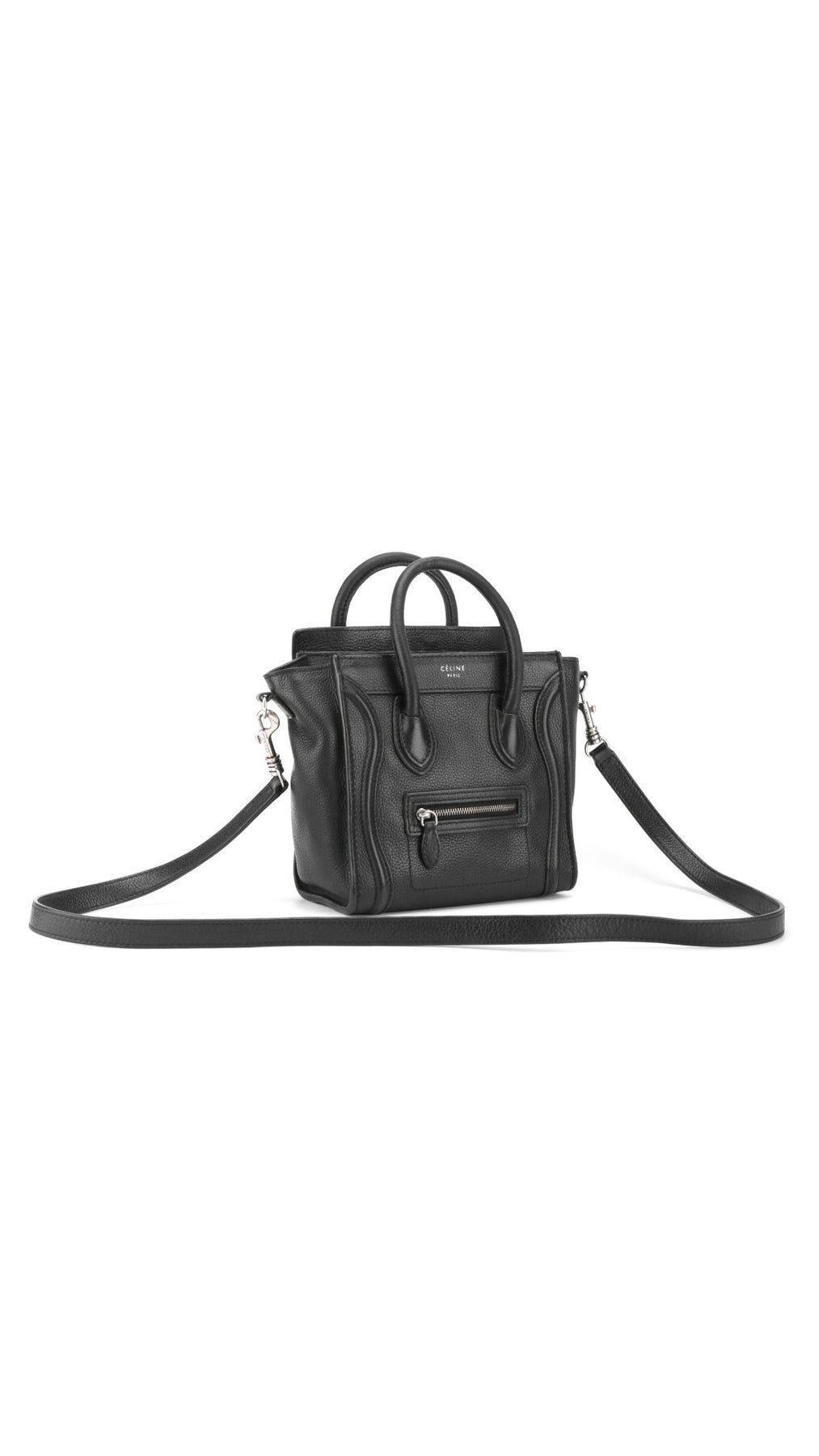 Céline Luggage Nano Tote Bag - Black