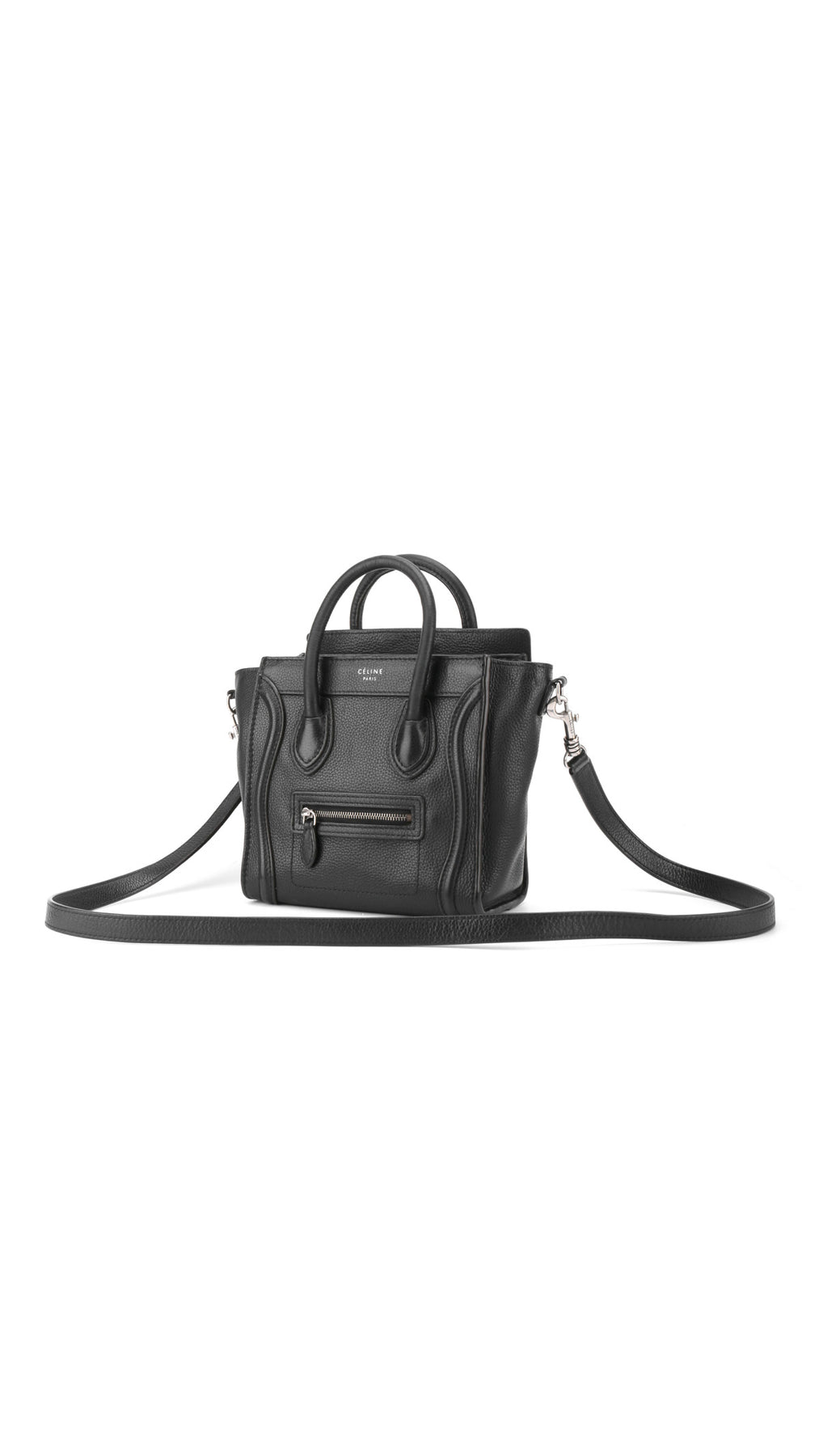 Céline Luggage Nano Tote Bag - Black