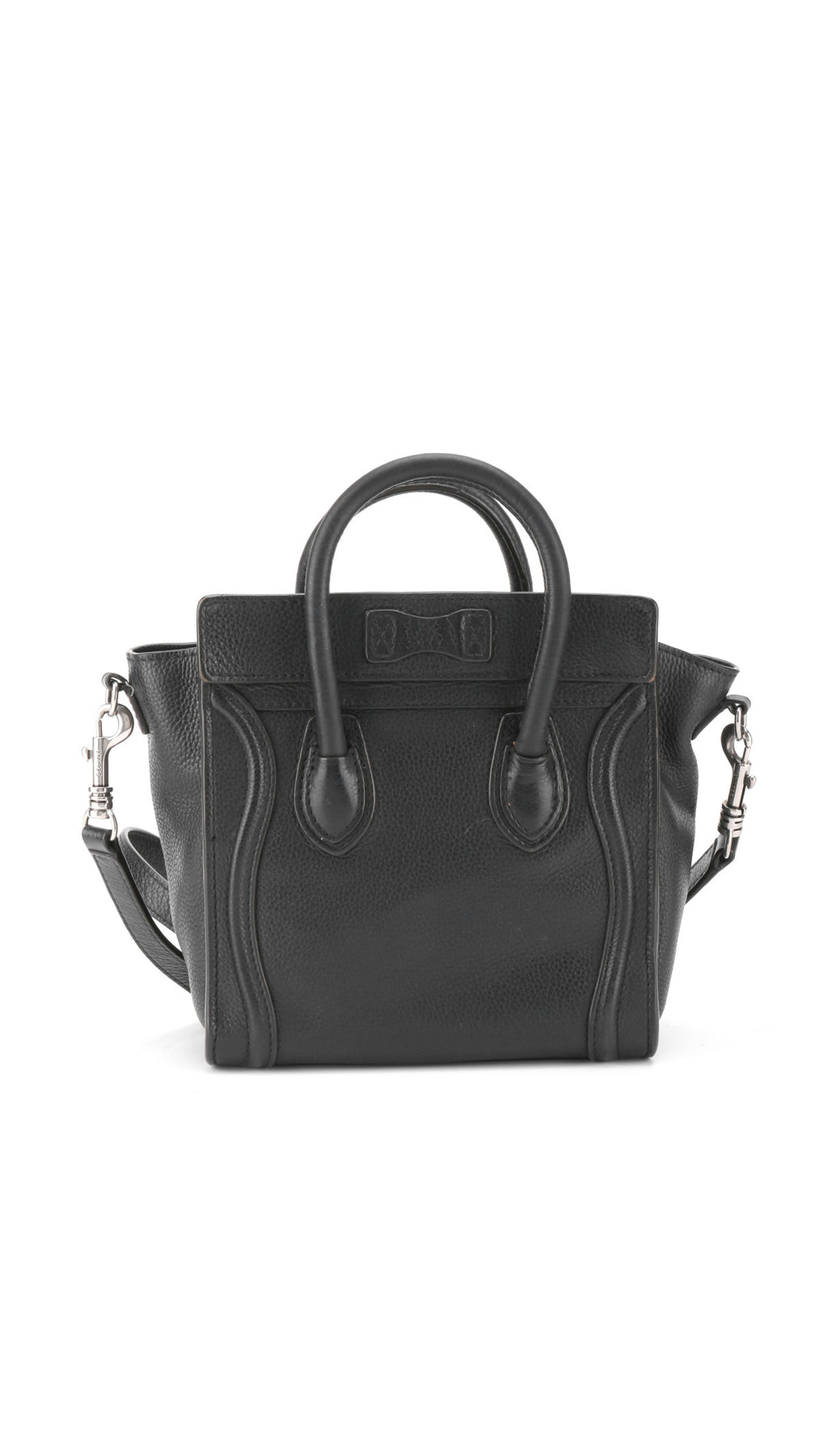 Céline Luggage Nano Tote Bag - Black