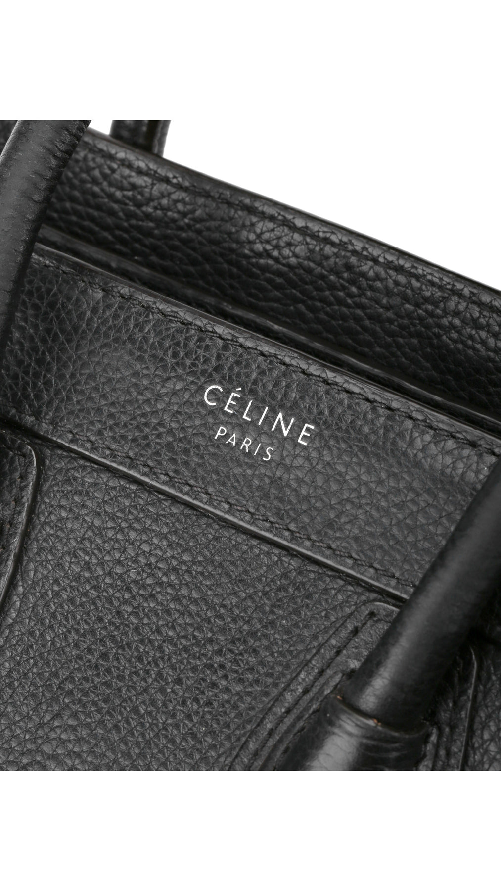 Céline Luggage Nano Tote Bag - Black