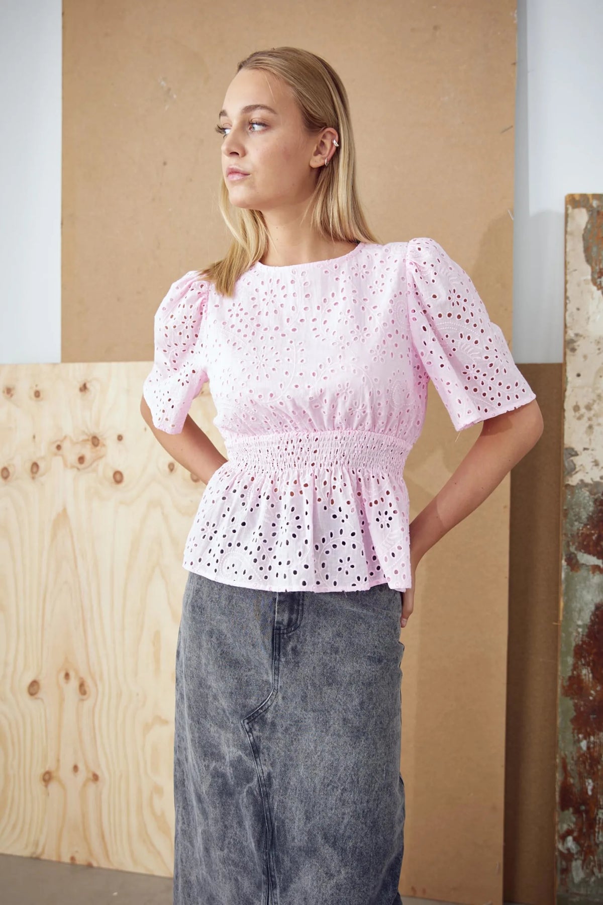 Joi Blouse - Light Pink