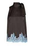 Lorenz Lace Top - Dark Brown