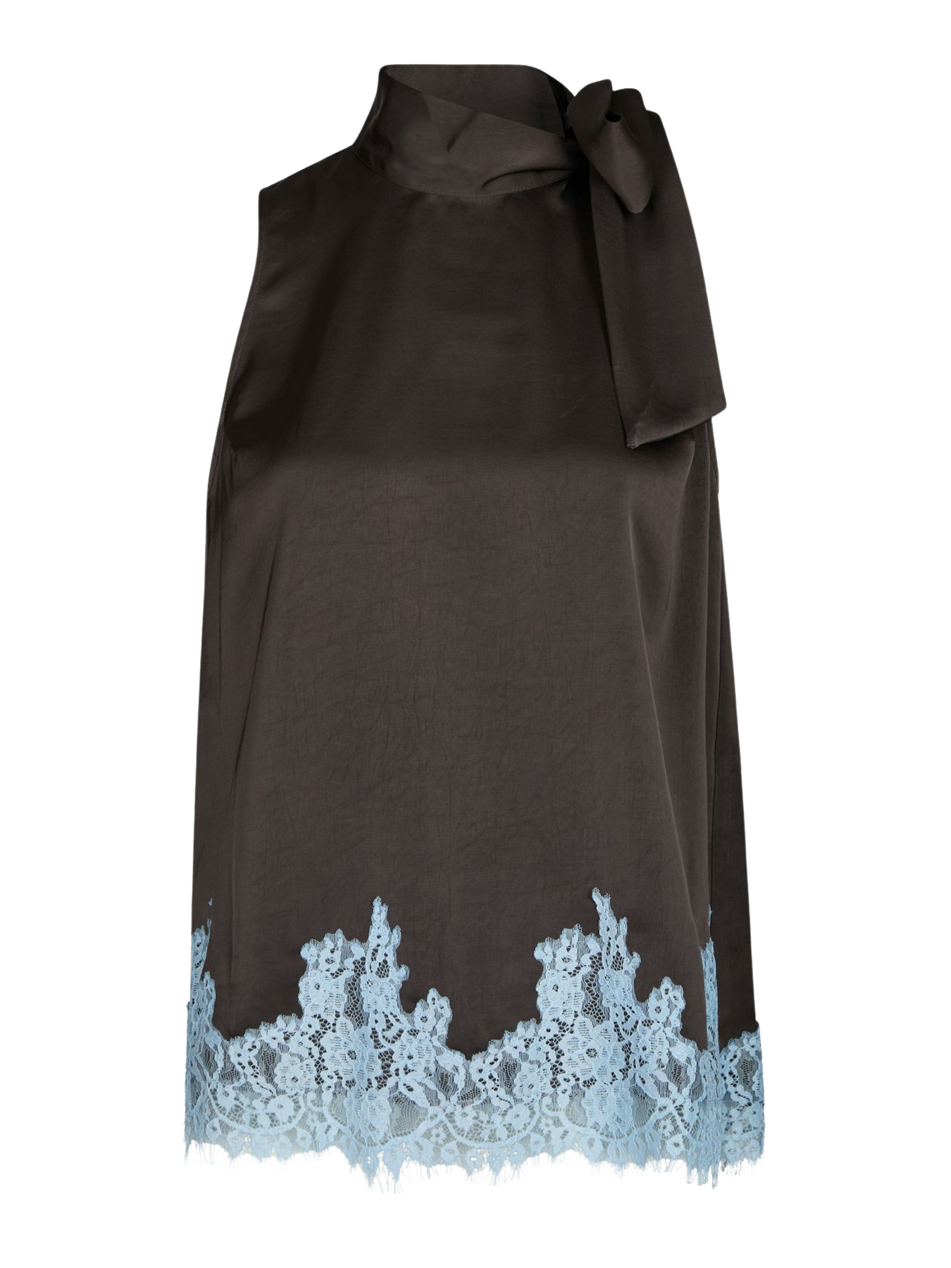 Lorenz Lace Top - Dark Brown