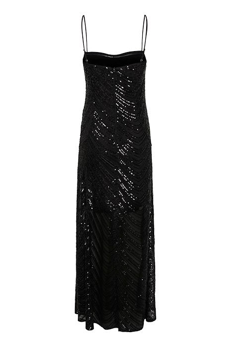 Gliragz Long Dress - Black Sequins