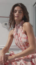 Angelina Maxi Dress - Red Garden