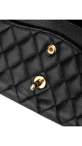 Chanel Classic Double Flap Bag Caviar Medium - Svart