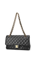 Chanel Classic Double Flap Bag Caviar Medium - Svart