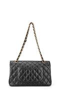 Chanel Classic Double Flap Bag Caviar Medium - Svart