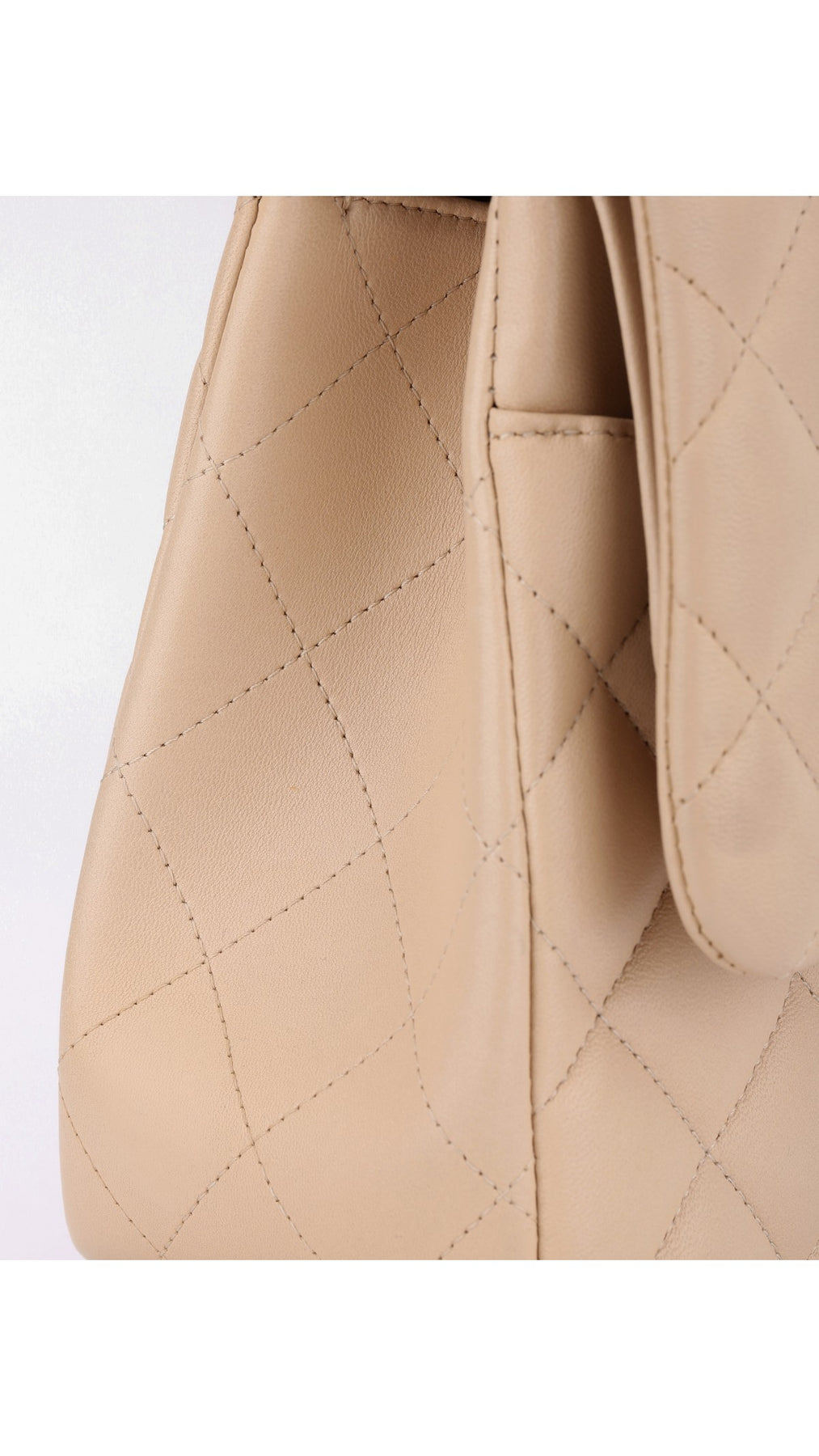 Chanel Classic Double Flap Bag Jumbo - Beige