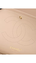 Chanel Classic Double Flap Bag Jumbo - Beige
