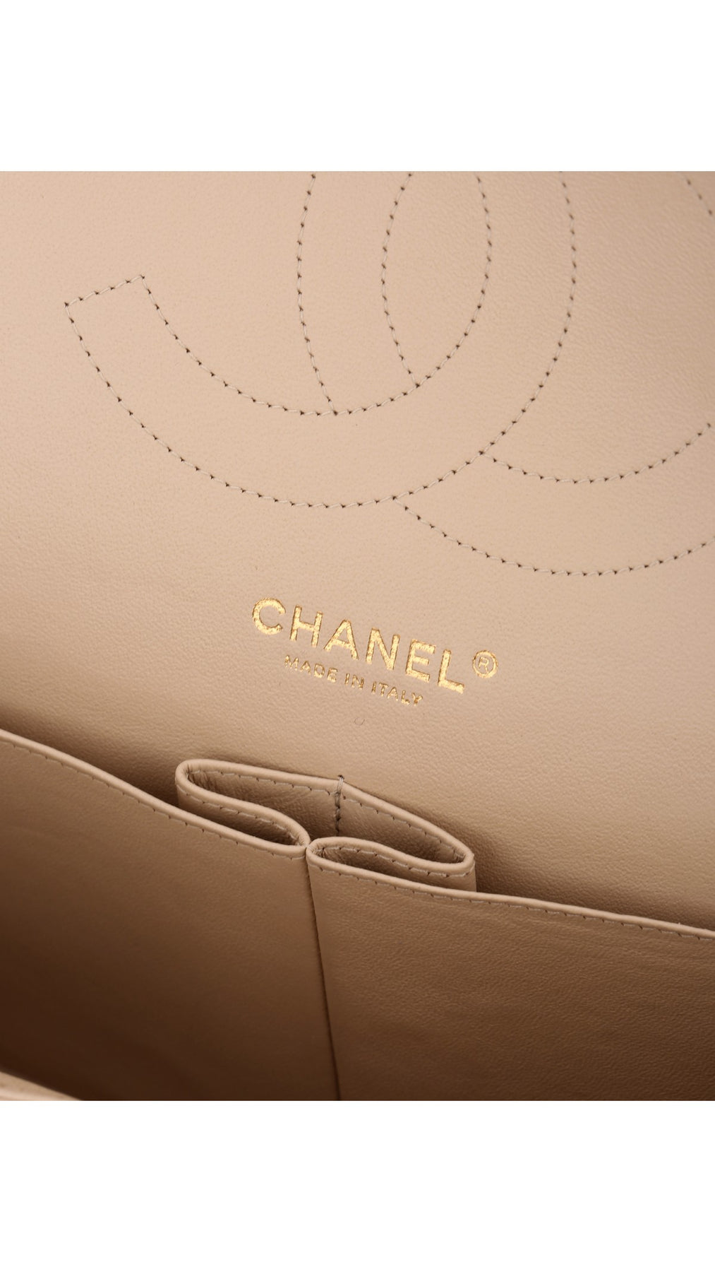Chanel Classic Double Flap Bag Jumbo - Beige