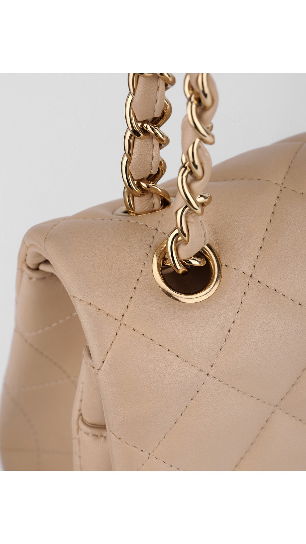 Chanel Classic Double Flap Bag Jumbo - Beige
