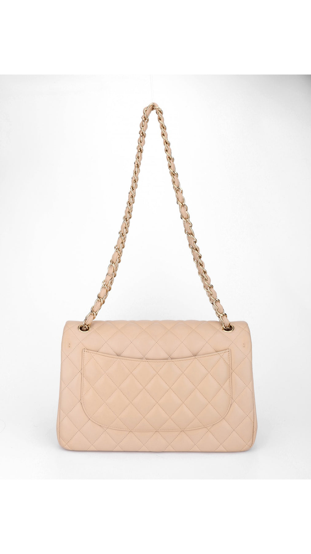 Chanel Classic Double Flap Bag Jumbo - Beige