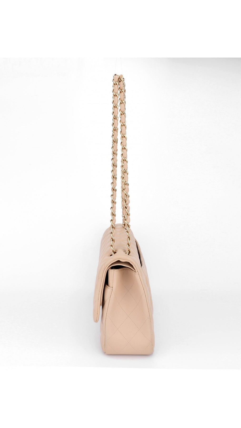 Chanel Classic Double Flap Bag Jumbo - Beige