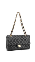 Chanel Classic Double Flap Bag Medium - Svart