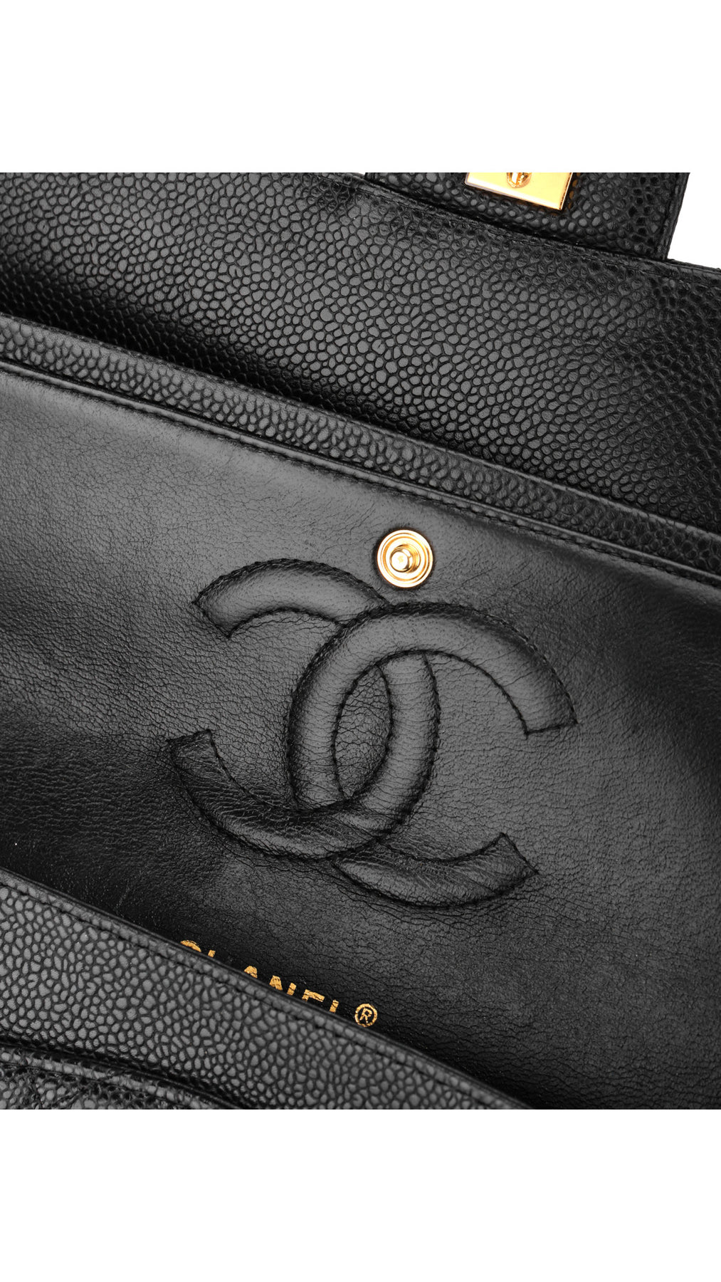 Chanel Classic Double Flap Bag Medium - Svart
