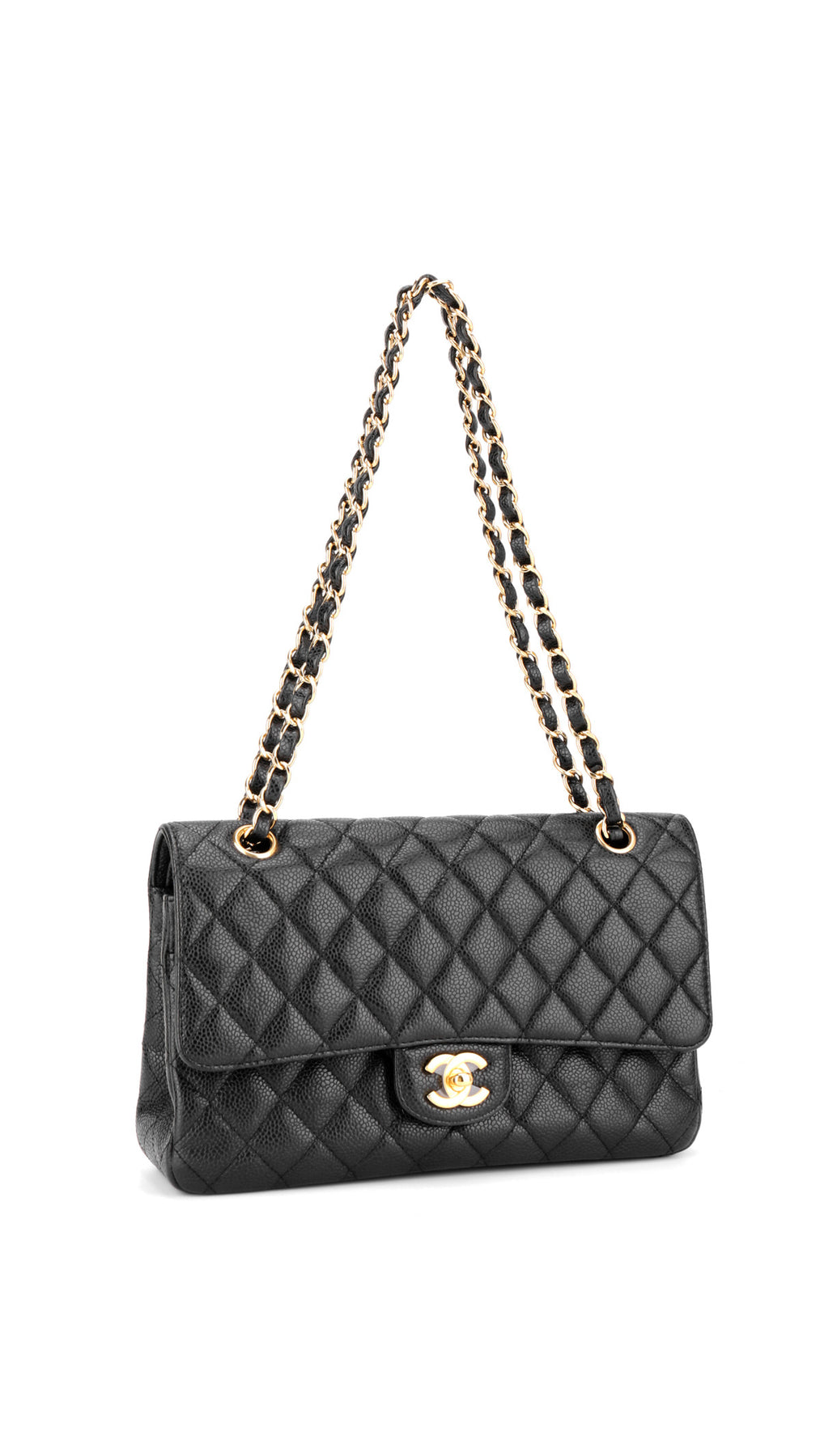 Chanel Classic Double Flap Bag Medium - Svart