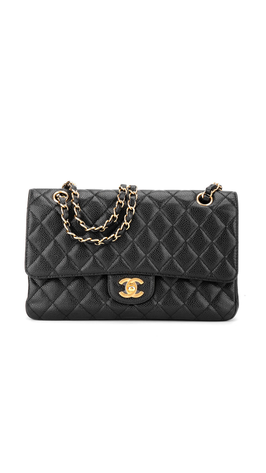 Chanel Classic Double Flap Bag Medium - Svart