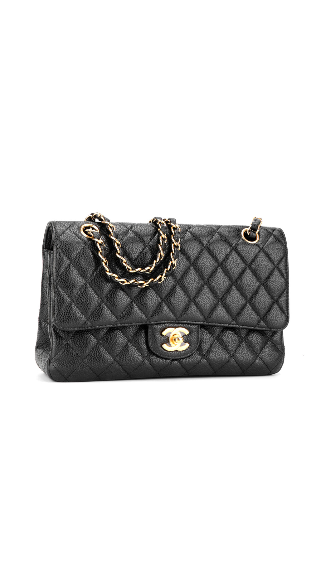 Chanel Classic Double Flap Bag Medium - Svart