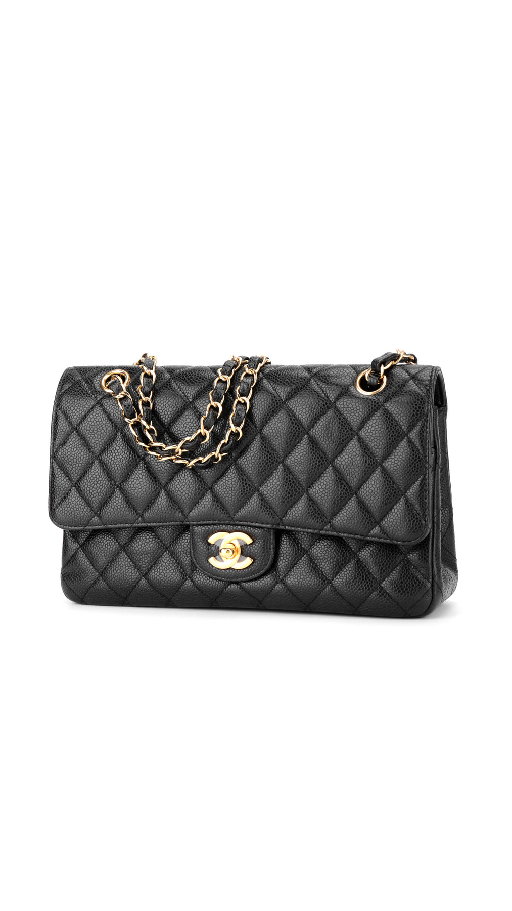 Chanel Classic Double Flap Bag Medium - Svart
