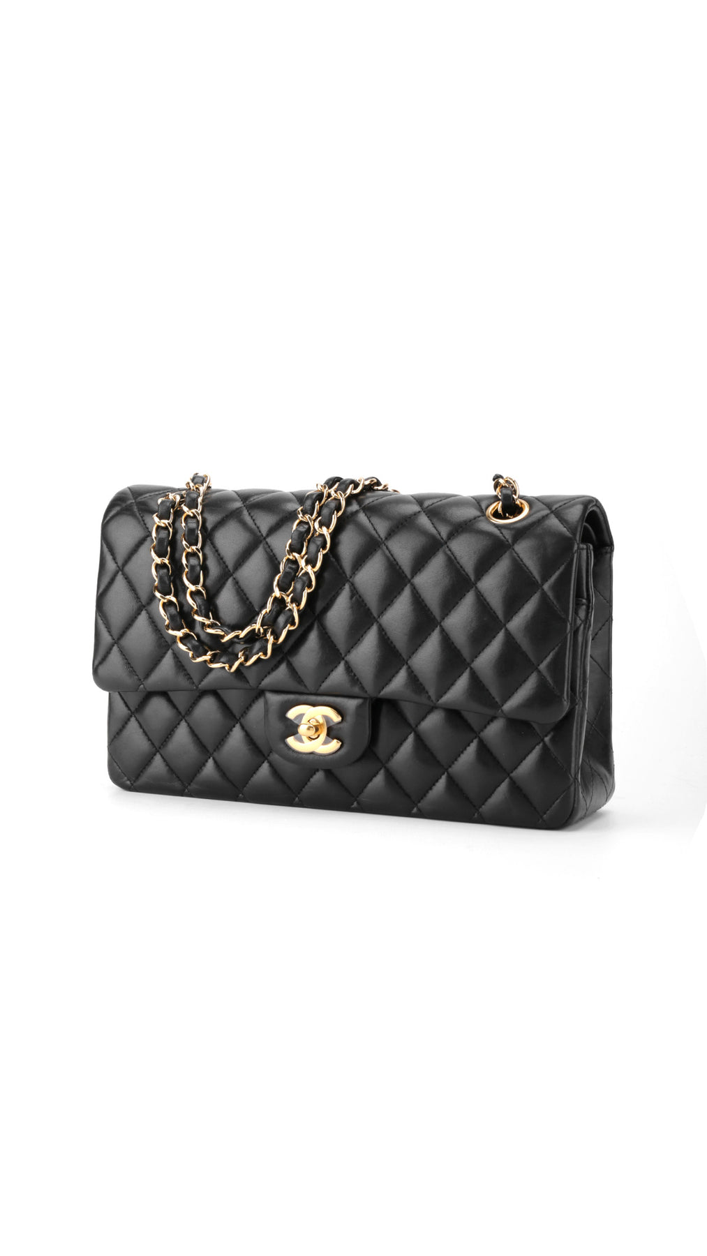 Chanel Classic Double Flap Bag Medium - Svart