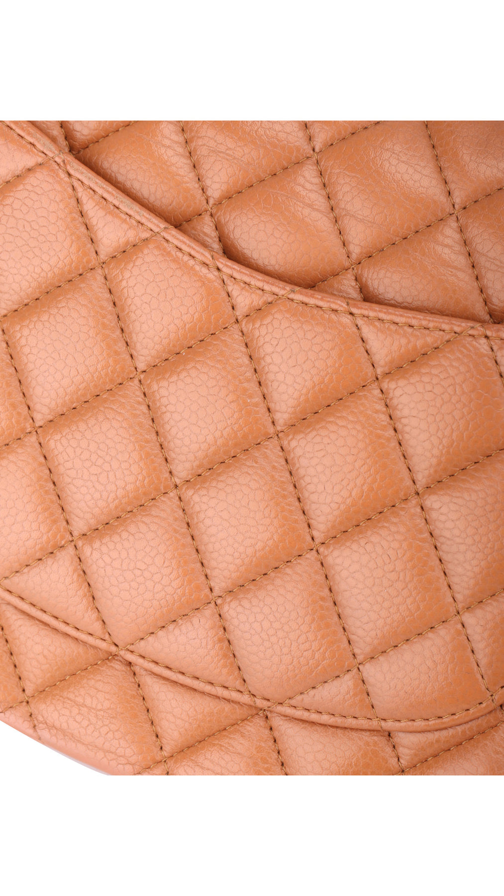 Chanel Classic Double Flap Bag Medium Caviar - Ljusbrun