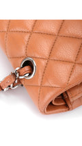 Chanel Classic Double Flap Bag Medium Caviar - Ljusbrun