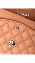 Chanel Classic Double Flap Bag Medium Caviar - Ljusbrun