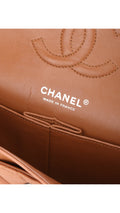 Chanel Classic Double Flap Bag Medium Caviar - Ljusbrun