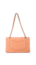 Chanel Classic Double Flap Bag Medium Caviar - Ljusbrun
