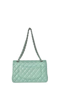 Chanel Classic Double Flap Bag Medium - Aqua Green