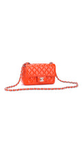 Chanel Classic Single Flap Bag Mini - Orange