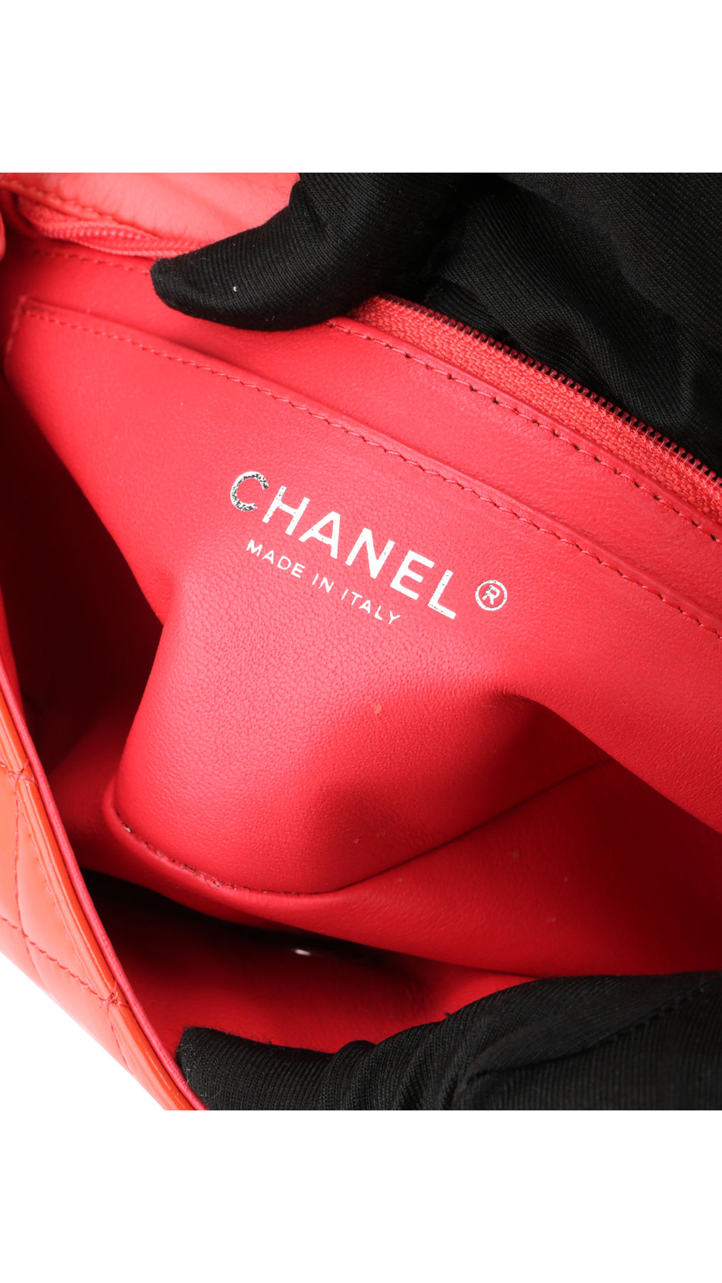 Chanel Classic Single Flap Bag Mini - Orange