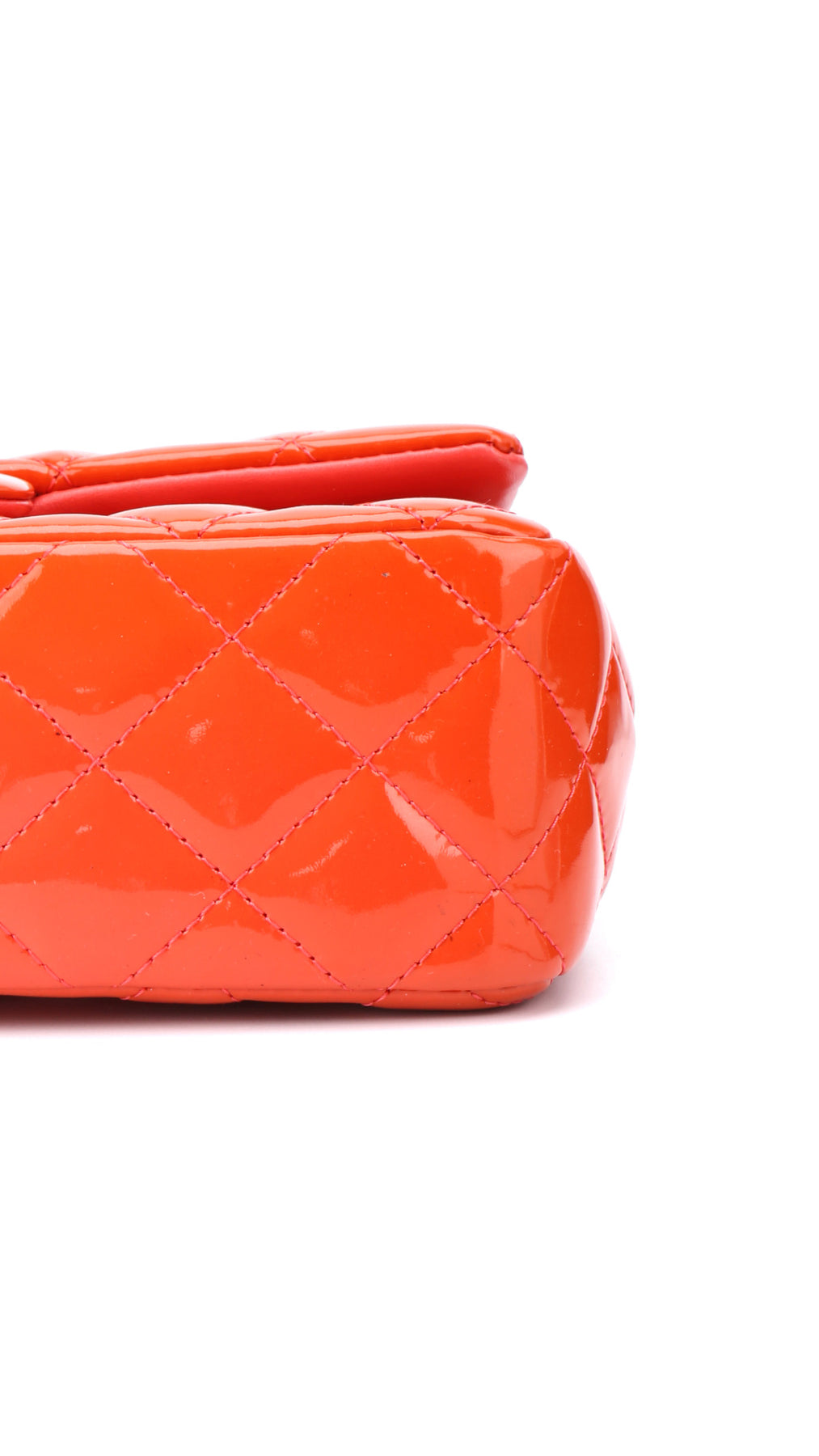 Chanel Classic Single Flap Bag Mini - Orange