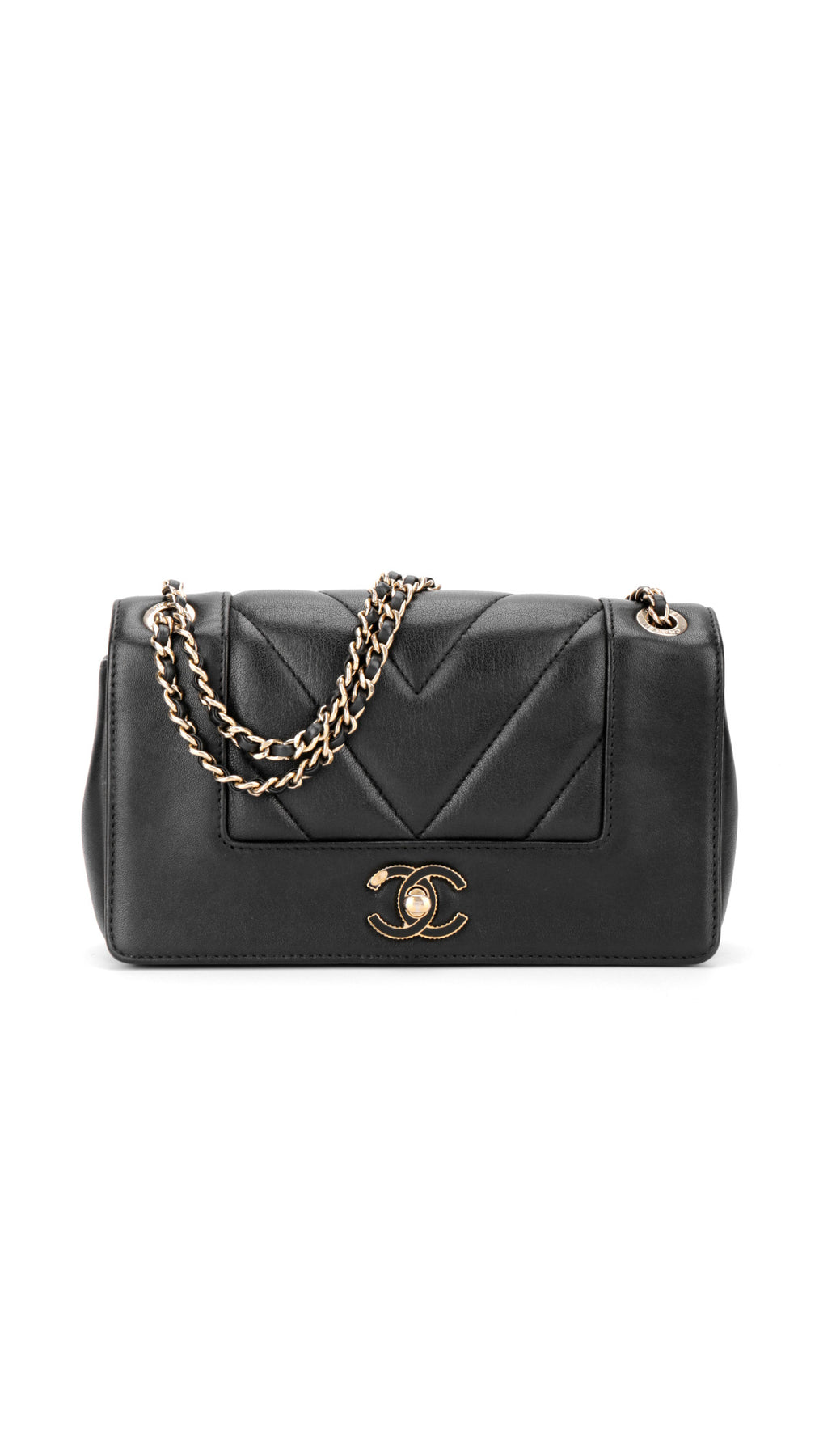 Chanel Classic Full Flap Bag - Svart