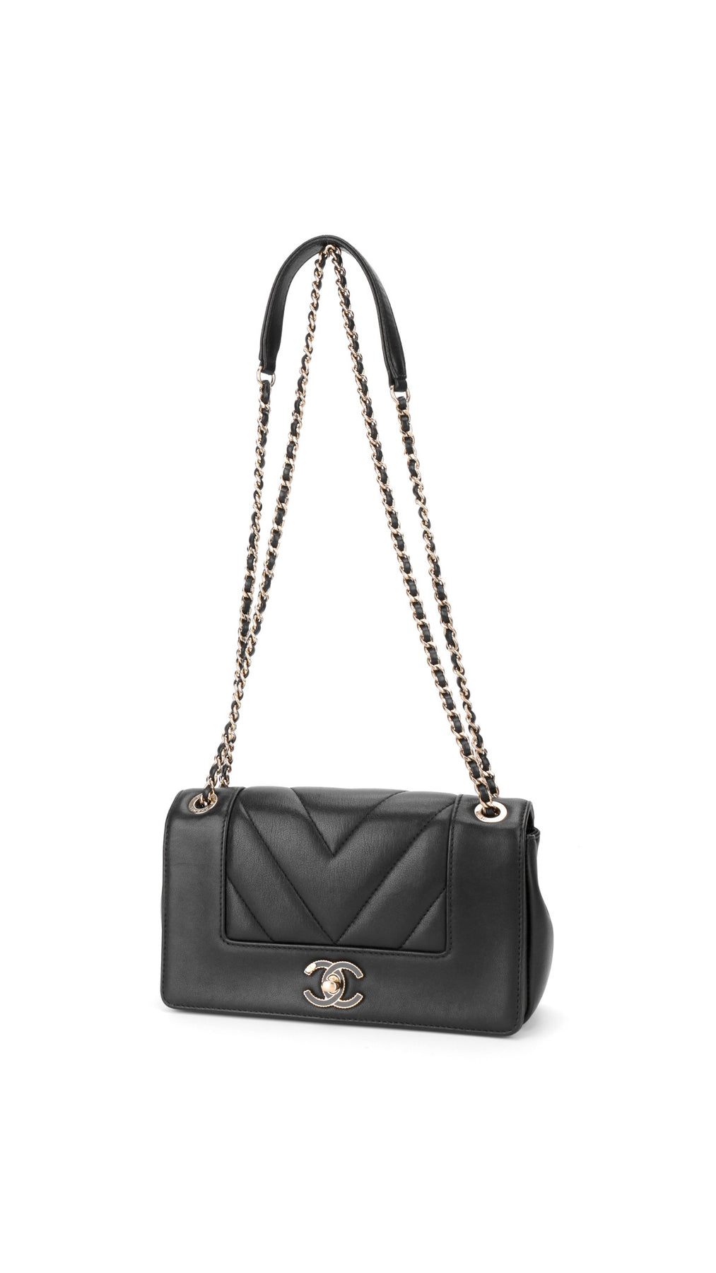 Chanel Classic Full Flap Bag - Svart