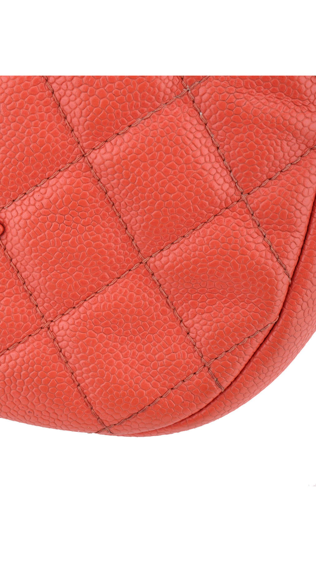 Chanel Axelväska CC-Logo - Korallröd