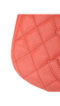 Chanel Axelväska CC-Logo - Korallröd