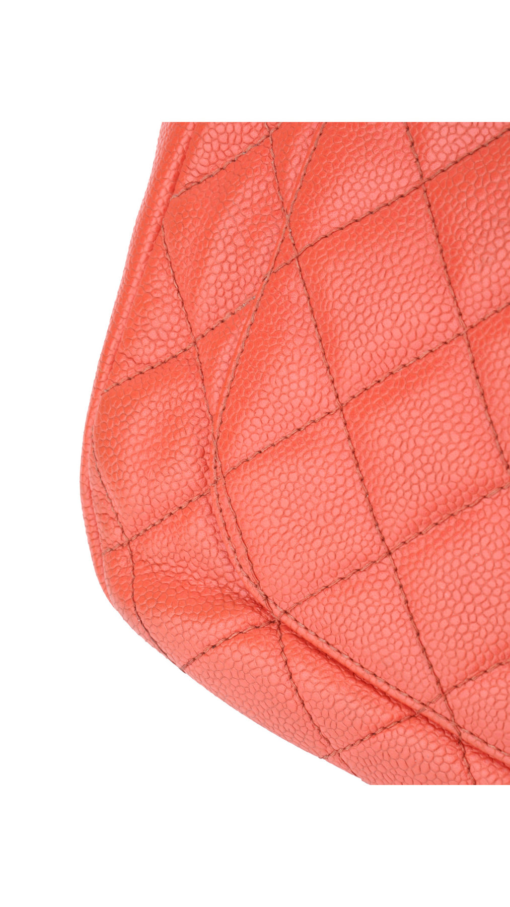 Chanel Axelväska CC-Logo - Korallröd