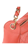 Chanel Axelväska CC-Logo - Korallröd