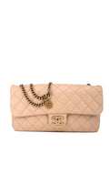 Chanel Single Flap Bag - Beige