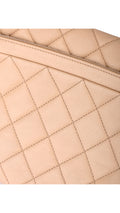 Chanel Single Flap Bag - Beige