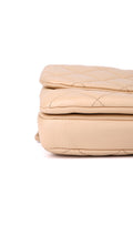 Chanel Single Flap Bag - Beige
