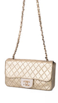 Chanel Single Flap Bag - Guld