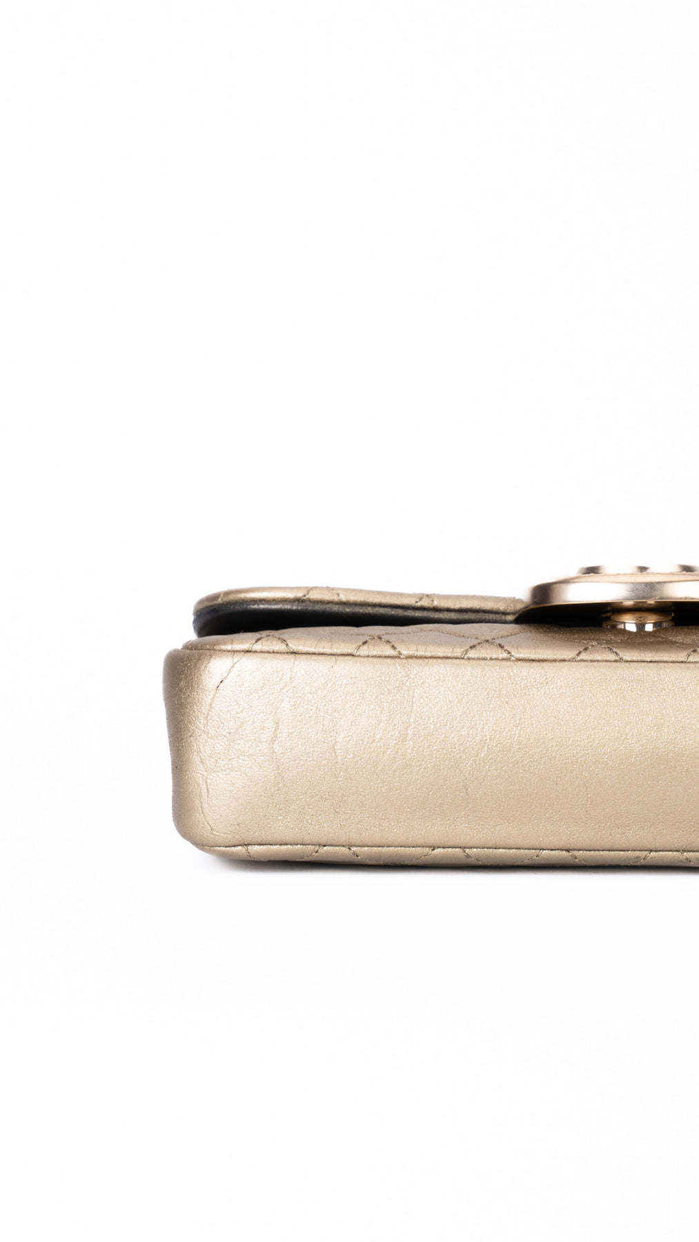 Chanel Single Flap Bag - Guld