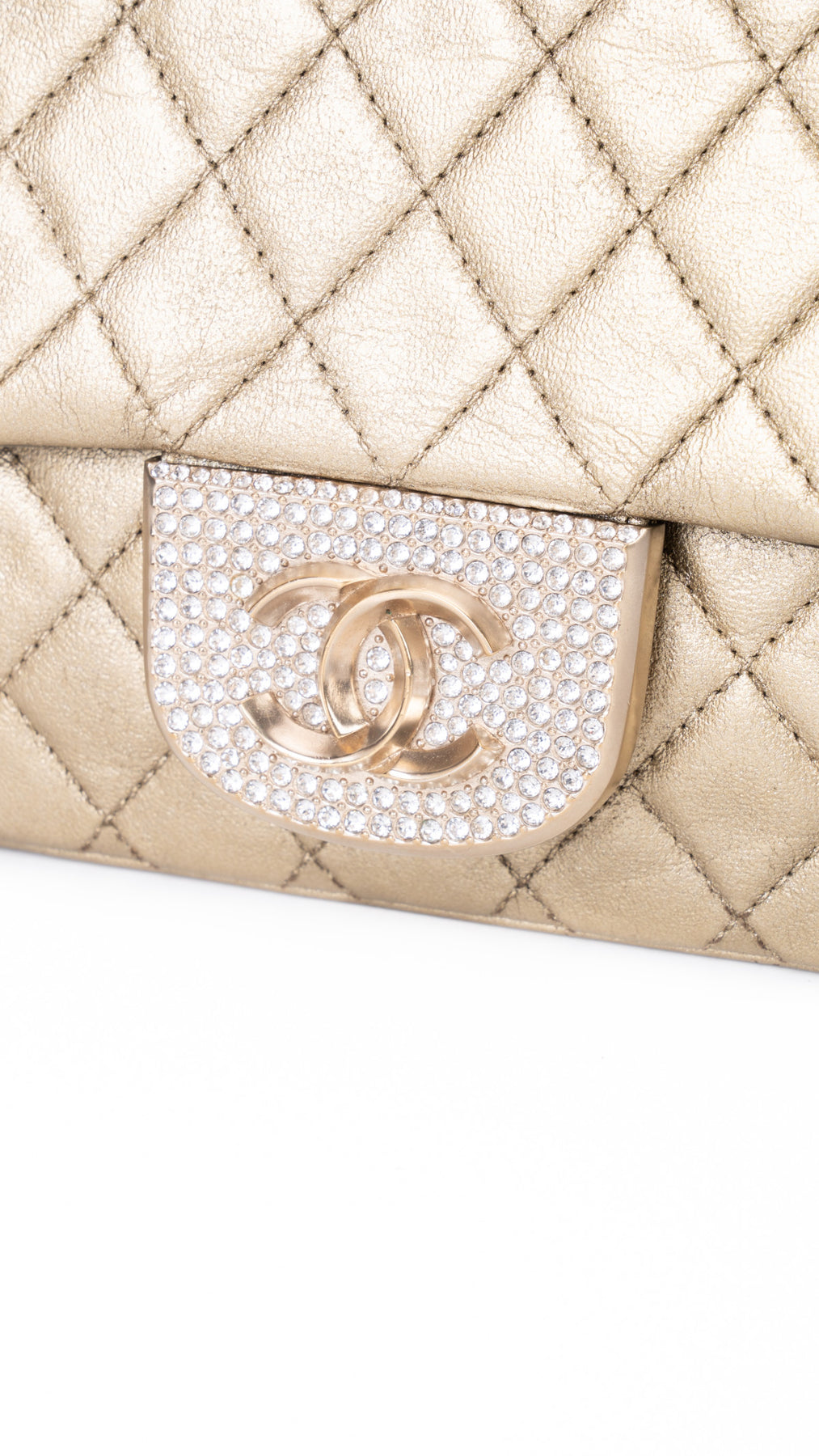 Chanel Single Flap Bag - Guld