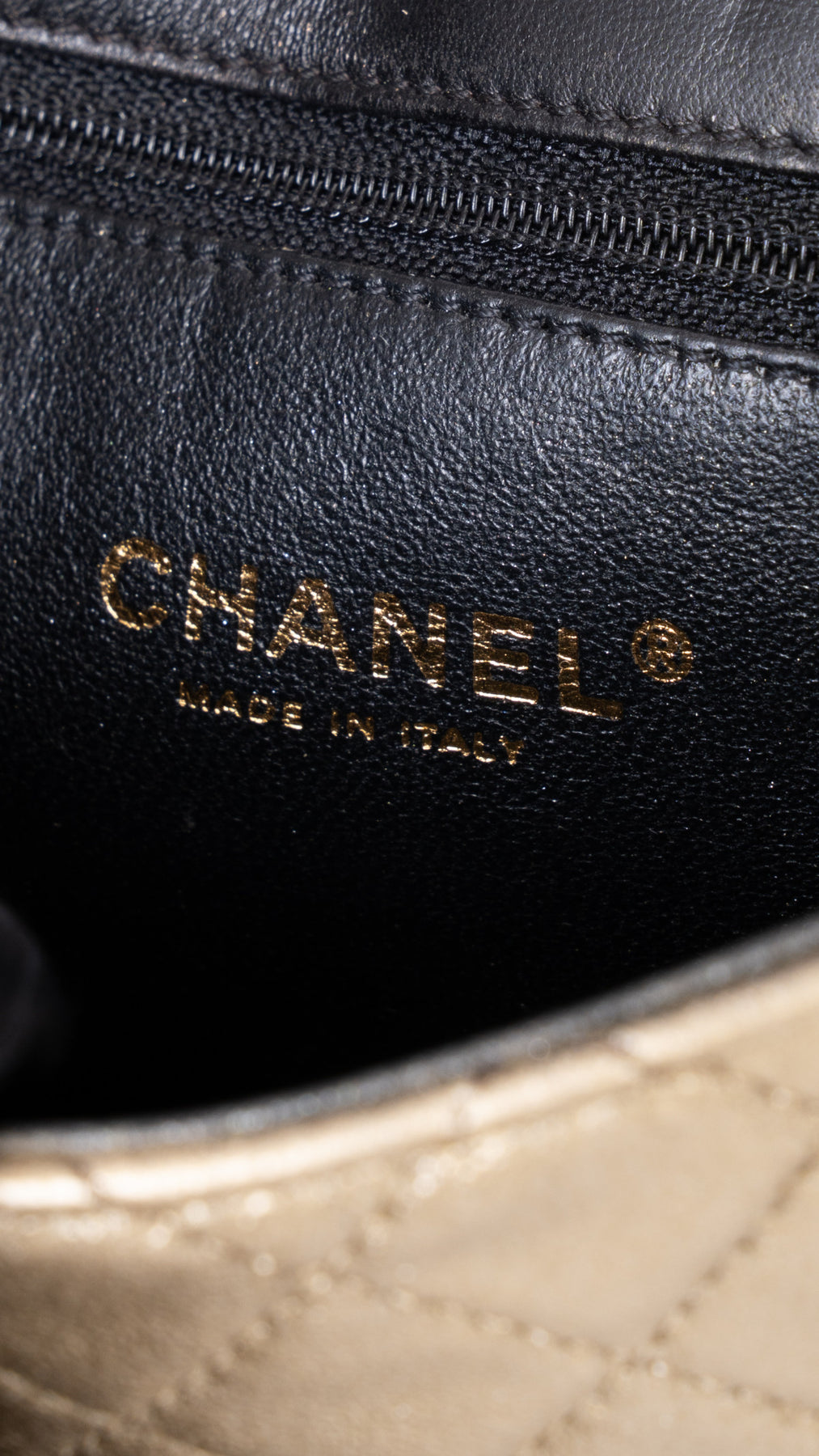 Chanel Single Flap Bag - Guld