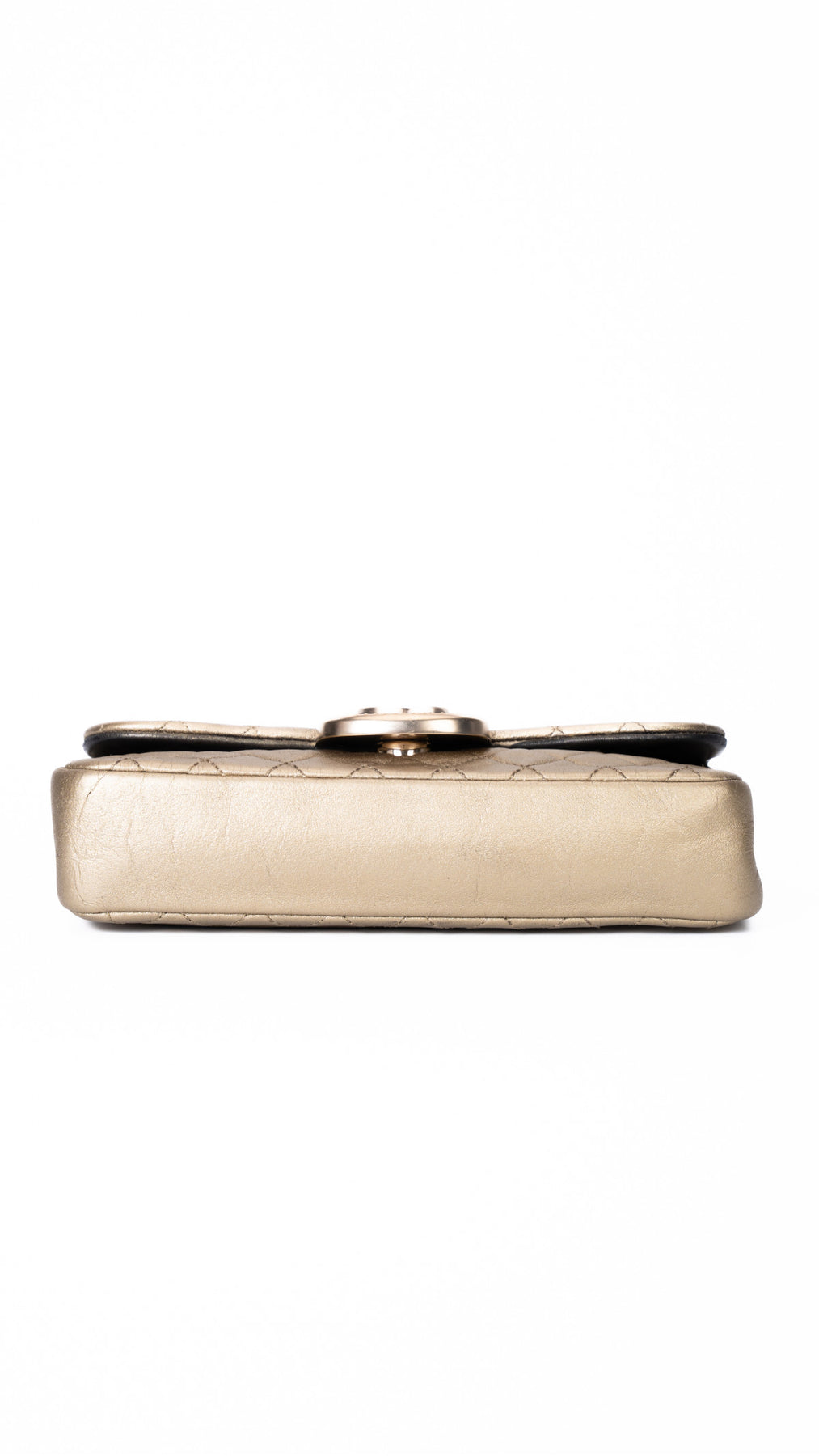 Chanel Single Flap Bag - Guld