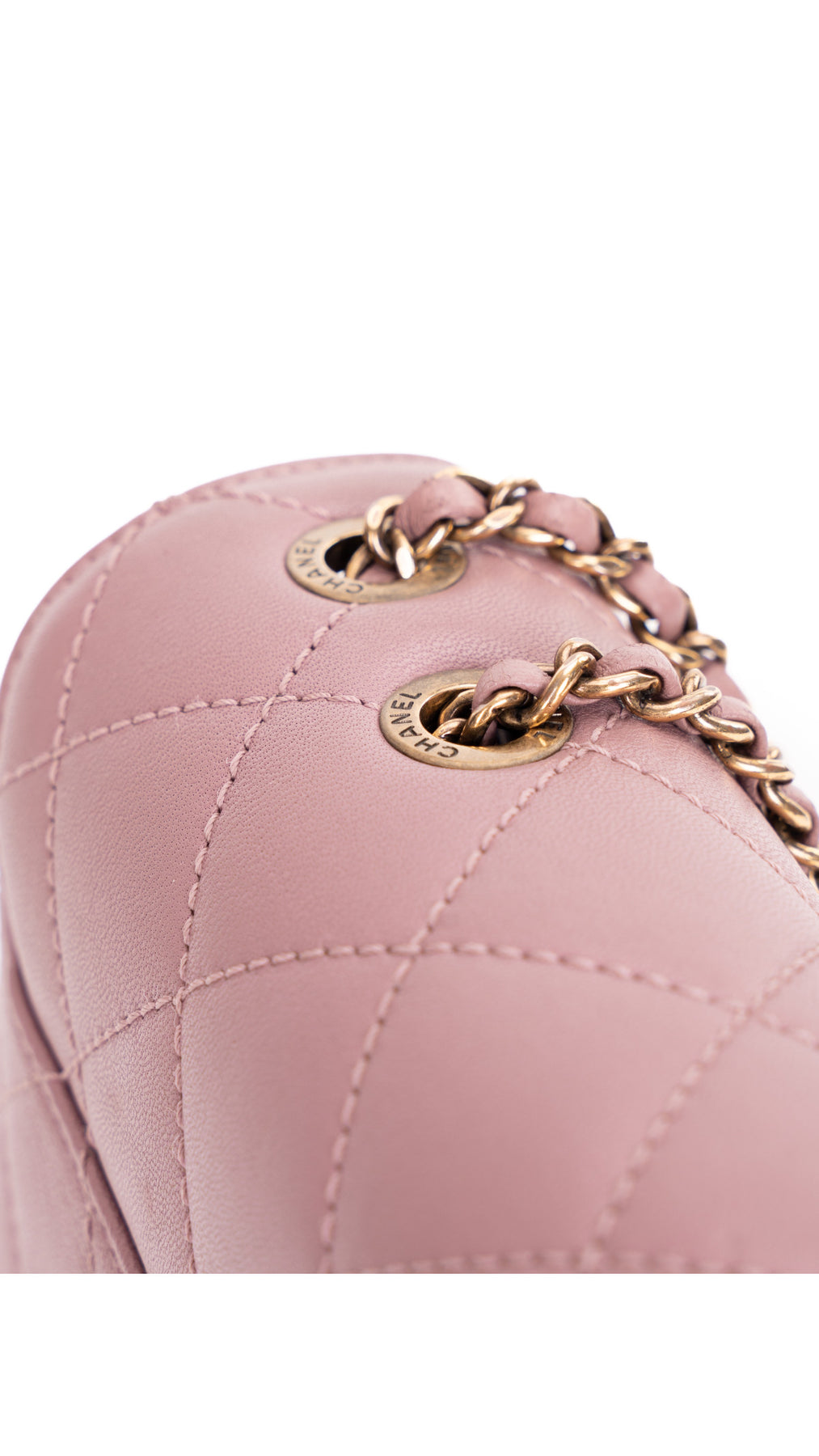 Chanel Single Flap Bag CC - Rosa
