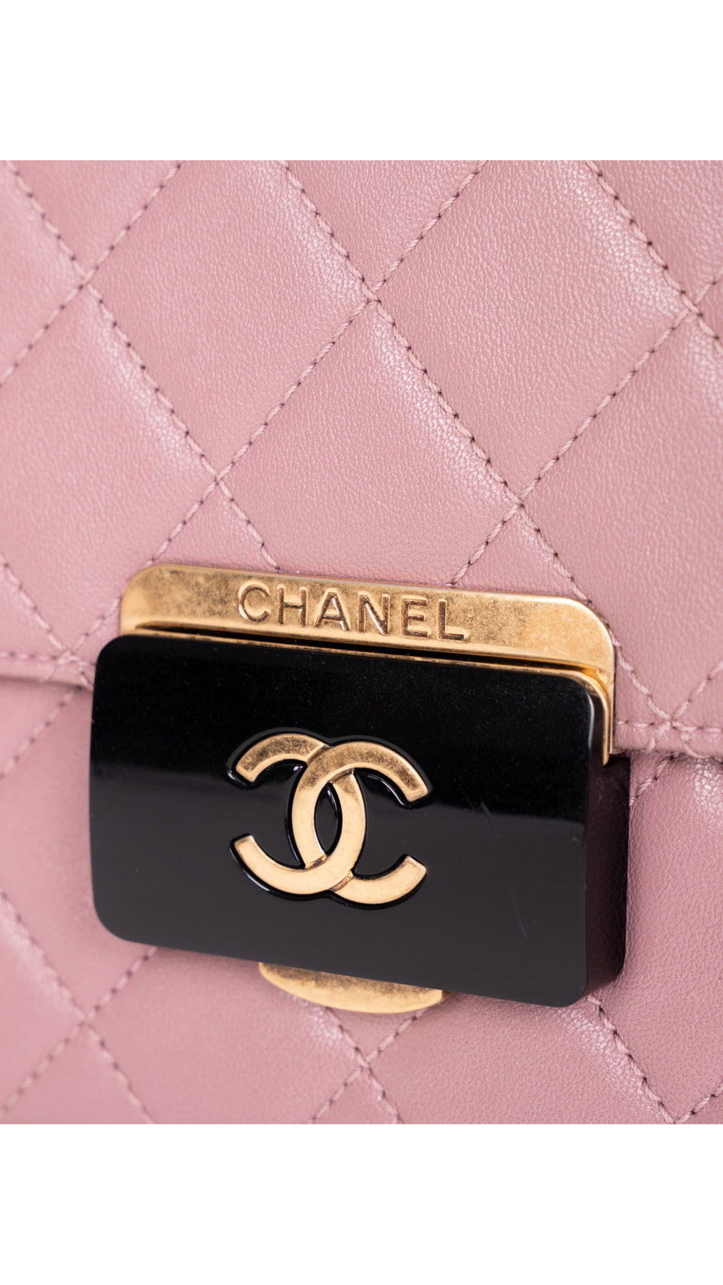 Chanel Single Flap Bag CC - Rosa